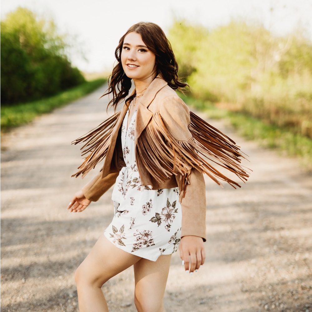 Fringe Suede Jacket - image 1